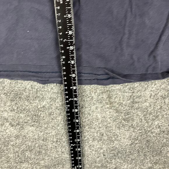 Champion T-Shirt Mens M Navy Blue Big Logo Graphic Tee Casual Streetwear - Picture 4 of 8